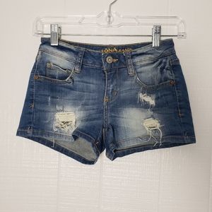 Arizona Jean Distressed Shorts